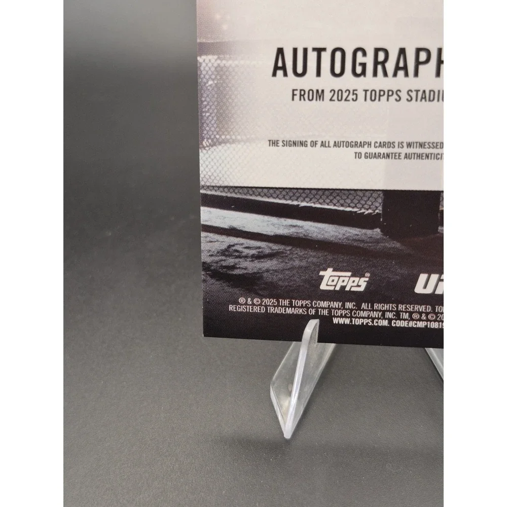 2025 Topps Stadium Club UFC Manel Kape #BCA-MKE Autograph